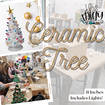 11-Inch Ceramic Christmas Tree