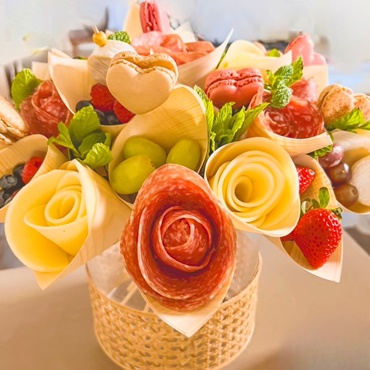 DIY Charcuterie Bouquet