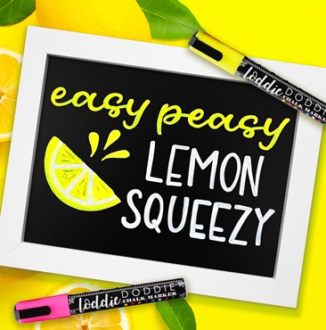 Easy Peasy Lemon Sign