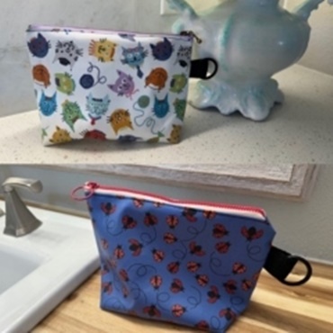 Water Resistant Zipper Bag ""