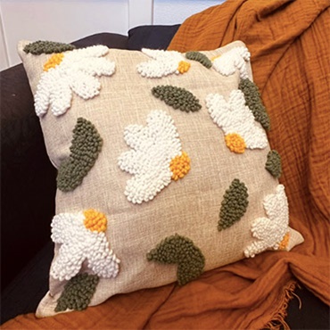 Punch Needle Pillow Cover