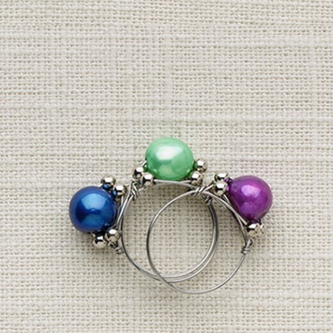 Wonders of Wire Wrapped  Pearl Rings